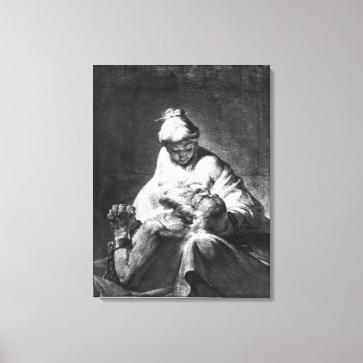 ローマの慈善団体 キャンバスプリント (正面)