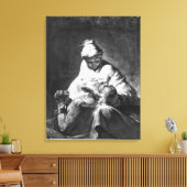 ローマの慈善団体 キャンバスプリント (インサイチュ (リビング))