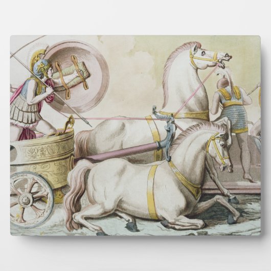 ローマの慈善家、「Costumi dei Romani」より フォトプラーク (正面)