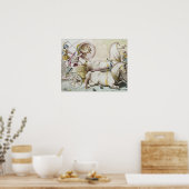 ローマの慈善家、「Costumi dei Romani」より ポスター (キッチン)