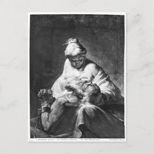 ローマの慈善 ポストカード (正面)