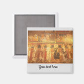 ローマの旅行壁画アートの鮮やかなマグネット マグネット (正面/裏面)