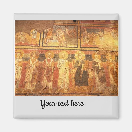 ローマの旅行壁画アートの鮮やかなマグネット マグネット (正面)