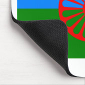 ローマの旗(ジプシーの旗) マウスパッド (コーナー)