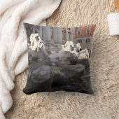 ローマの枕コロシアムTreviの噴水 クッション (ブランケット)