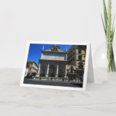 ローマの水の泉フェリーチェの風景, イタリア カード (正面)