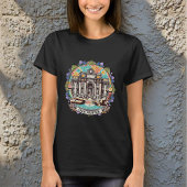 ローマの泉が囁く婦人用ベーシックTシャツ Tシャツ