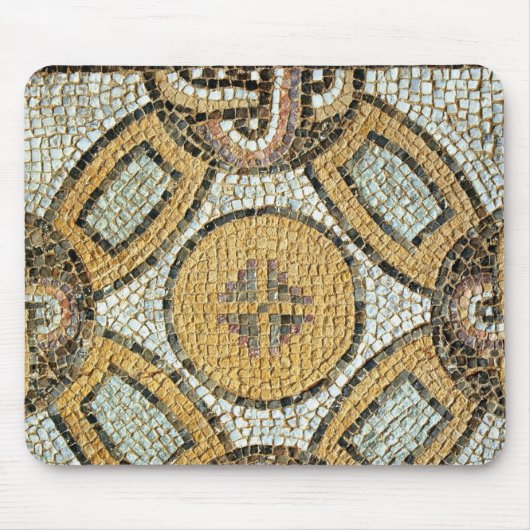 ローマの浴室の床からの片 マウスパッド (正面)