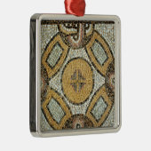 ローマの浴室の床からの片 メタルオーナメント (右)