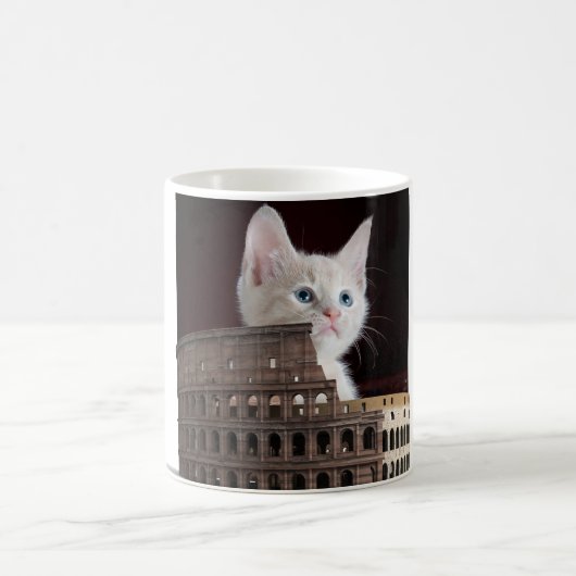ローマの猫 コーヒーマグカップ (中央)