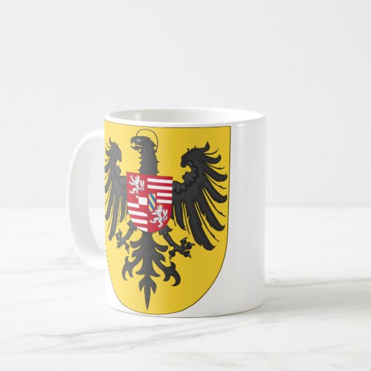 ローマの王ヨセフ1世の武器 コーヒーマグカップ (正面左)