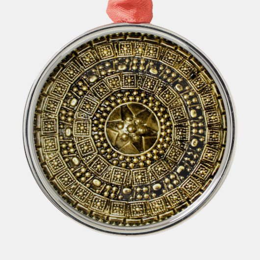 ローマの盾 メタルオーナメント (正面)