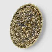 ローマの盾 ラージ壁時計 (傾斜)