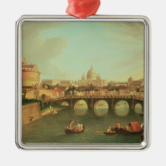 ローマの眺め メタルオーナメント (正面)