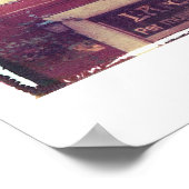 ローマの窓とゲラニウム ポスター (角)