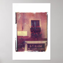 ローマの窓とゲラニウム