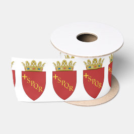 ローマの紋章(SPQR)(イタリア, ローマ) サテンリボン