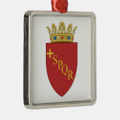 ローマの紋章(SPQR)(イタリア, ローマ) メタルオーナメント (右)