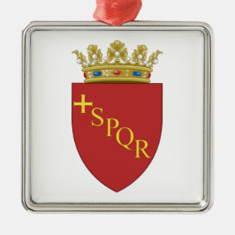 ローマの紋章(SPQR)(イタリア, ローマ) メタルオーナメント