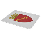 ローマの紋章(SPQR) （ローマ、イタリア） カッティングボード (角)