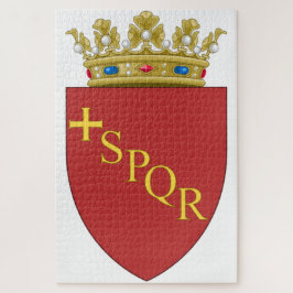 ローマの紋章(SPQR) （ローマ、イタリア） ジグソーパズル