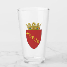 ローマの紋章(SPQR) (ローマ、イタリア) タンブラーグラス