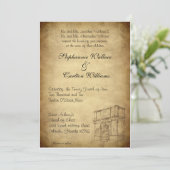 ローマの結婚式 招待状 (スタンド正面)