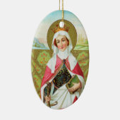 ローマの聖アグネス（紀元前01年） セラミックオーナメント (右)