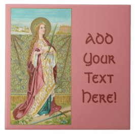 ローマの聖アグネス（紀元前01年） タイル