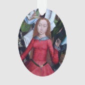 ローマの聖アグネス(詳細、M 070)アクリル オーナメント (正面)