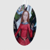 ローマの聖アグネス(詳細、M 070)アクリル オーナメント (正面)