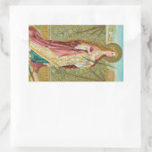 ローマの聖アグネス（BC 01） 長方形シール (バッグ)