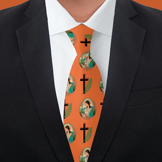 ローマの聖アグネス(BK 006) ネクタイ