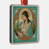 ローマの聖アグネス(BK 006) メタルオーナメント (右)