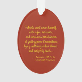 ローマの聖エメレンティアナ(SAU 36) オーナメント