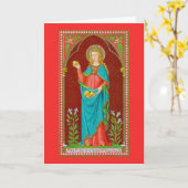 ローマの聖エメレンティアナ(SAU 36) カード (黄色い花)