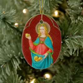 ローマの聖エメレンティアナ(SAU 36) セラミックオーナメント