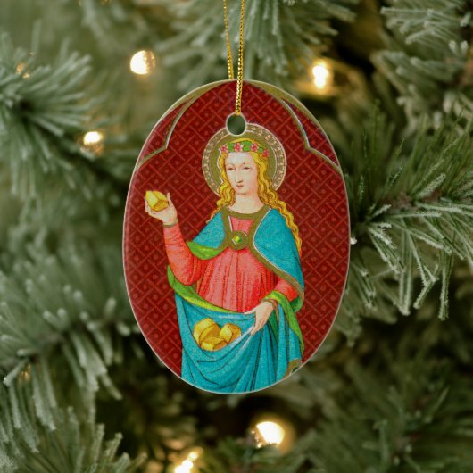 ローマの聖エメレンティアナ(SAU 36) セラミックオーナメント (ツリー)