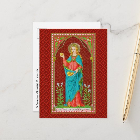 ローマの聖エメレンティアナ(SAU 36)ポストカード ポストカード (正面/裏面インサイチュ)