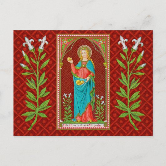 ローマの聖エメレンティアナ(SAU 36)ポストカード ポストカード (正面)