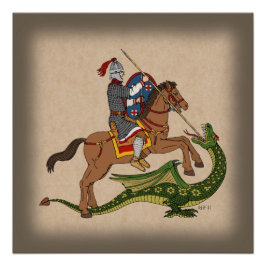 ローマの聖ジョージとドラゴン ポスター