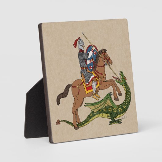 ローマの聖ジョージ フォトプラーク (正面)