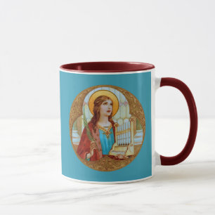 ローマの聖セシリア (BK 003) コーヒーマグ 2 マグカップ