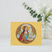 ローマの聖セシリア(BK 003)横葉書 ポストカード (スタンド正面)