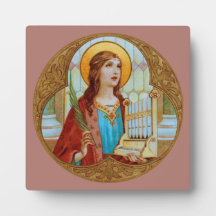 ローマの聖セシリア (BK 003) 5.25"×5.25" スクエア