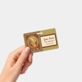 ローマの聖セシリア （SNV 36、スタイル1）バッジ バッジ (手持ち)