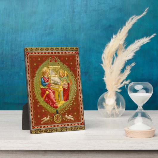 ローマの聖セシリア(SNV 36) 5"x7" フォトプラーク (側面)