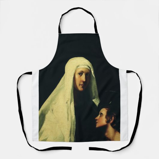 ローマの聖フランチェスカの守護天使 ファインアート エプロン (正面)