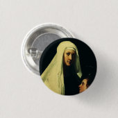 ローマの聖フランチェスカの守護天使 ファインアート 缶バッジ (正面&裏面)