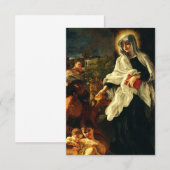 ローマの聖フランチェスカ サンキューカード (正面/裏面)